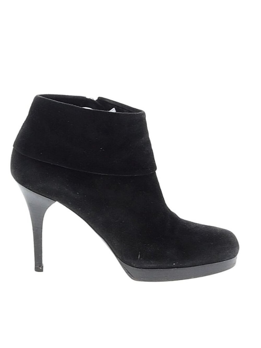 BALENCIAGA Black Suede Ankle Boots. Size 8 (Designer size 38).